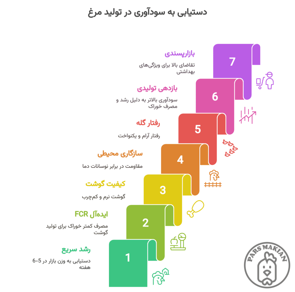 مزیت های نژاد راس نسیت به بقیه نژاد ها